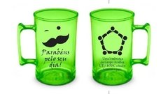 Caneca acrílico verde personalizada