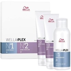 Kit WellaPlex Nº1 100ml + Nº2 2x100ml Travel Kit Wella