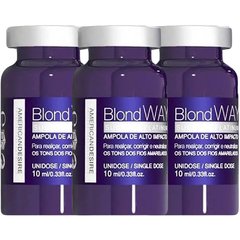 Kit 3 Ampolas Blond Way American Desire - comprar online