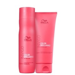 Kit Shampoo 250ml + Condicionador 200ml Invigo Color Brilliance Wella