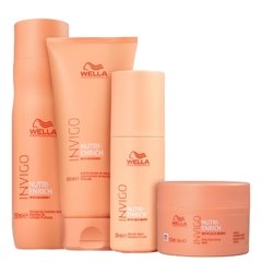 Kit Shampoo 250ml + Condicionador 200ml + Máscara 150ml + Leave-In 150ml Invigo Nutri-Enrich Wella