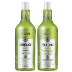 Kit Shampoo + Condicionador Résistance Fibra De Bambu 2x1000ml Inoar