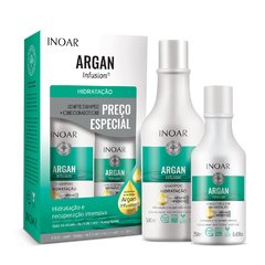 Kit Shampoo 500ml + Condicionador 250ml Argan Infusion Inoar