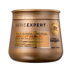 Kit Shampoo + Condicionador 2x1500ml + Máscara 250g Absolut Repair Gold Quinoa + Protein L'Oréal -  Le Poche Cosméticos