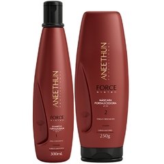 Kit Shampoo 300ml + Máscara 250ml Aneethun Force System