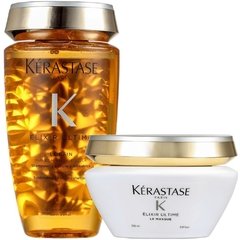 Kit Shampoo 250ml + Máscara 200ml Elixir Ultime Kérastase