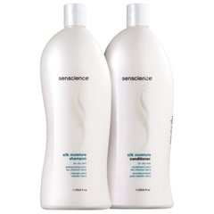 Kit Shampoo + Condicionador 2x1000ml Silk Moisture Senscience