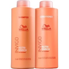 Kit Shampoo + Condicionador 2x1000ml Invigo Nutri-Enrich Wella na internet