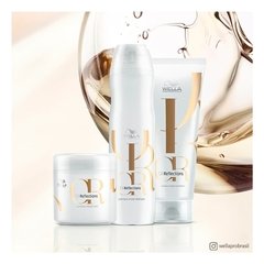 Kit Shampoo 250ml + Condicionador 200ml + Máscara 150ml + Óleo 100ml Oil Reflections Light Wella - comprar online