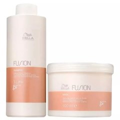 Kit Shampoo 1L + Máscara 500ml Fusion Wella