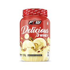 Kit Whey Sabor Banana Caramelizada 900g + Panqueca Delicious Fit 500g + 3 Barrinhas Whey Leite Ninho -  Le Poche Cosméticos