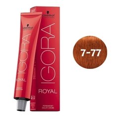 Coloração 7-77 Louro Médio Cobre Extra Igora Royal 60g Schwarzkopf