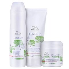 Kit Shampoo 250ml + Condicionador 200ml + Máscara 150ml Elements Wella