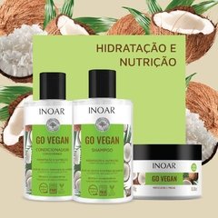 Shampoo Go Vegan Hidratação e Nutrição 300ml Inoar - loja online