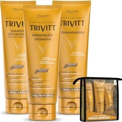 Kit Shampoo 280ml + Condicionador 250ml + Hidratação Intensa 250g Trivitt