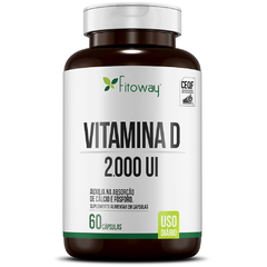 Vitamina D 2000 UI 60 Cápsulas Fitoway