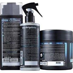 Kit Shampoo Ultra Hydration 300ml + Máscara Net 550g + Tratamento Obrigatório 260ml Truss - comprar online