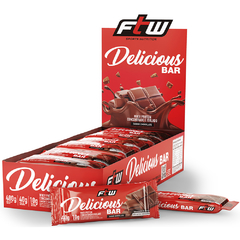 Delicious Bar Whey Sabor Chocolate 12x40g FTW