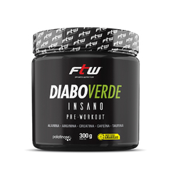 Kit Pré-Treino Diabo Verde Insano Sabores 4x300g FTW na internet