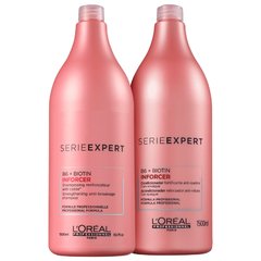 Kit Shampoo + Condicionador 2x1500 Inforcer B6 + Biotin L'Oréal