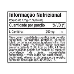 L-Carnitina 350mg 120 Cápsulas Fitoway - comprar online