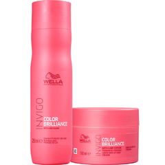 Kit Shampoo 250ml + Máscara Capilar 150ml Invigo Color Brilliance Wella
