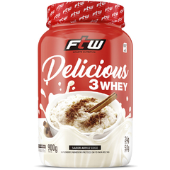 Delicious 3 Whey Sabor Arroz Doce 900g FTW