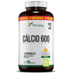 Cálcio 600 + Vitamina D3 150 Cápsulas Clean Fitoway