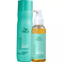 Kit Shampoo 250ml + Fluido de Tratamento 100ml Invigo Volume Boost Wella