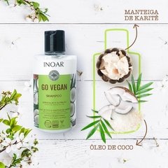 Shampoo Go Vegan Hidratação e Nutrição 300ml Inoar na internet