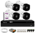 Kit 4 Câmeras Intelbras VHD 1230 B Full HD 1080p Bullet Visão Noturna de 30 metros IP67 + DVR Intelbras MHDX 1204 4 Canais