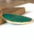 Choker folheada a ouro e Pedra natural Ágata Verde - comprar online