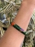 Bracelete esmaltado verde exército flores - comprar online