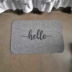 ALFOMBRA DE BAÑO Boucle CON ESTAMPA HELLO - comprar online