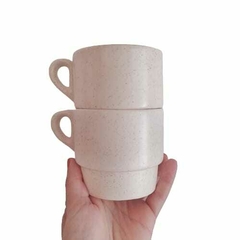 Taza color marfil apilable - comprar online