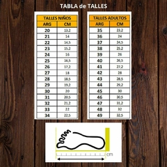 Mod. Texana Baja - Eco Oro - Talles 26 al 40 - comprar online