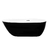 Tina de baño Akor blanco con negro con Llave FS001RG - comprar en línea