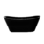 Tina de baño Moorea 170 negro mate / brillo con Llave FS001 - tienda en línea
