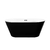 Tina de baño Mykonos blanco con negro con Llave FS001N en internet