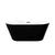 Tina de baño Mykonos blanco con negro con Llave FS002NC en internet