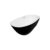 Tina de baño Akor blanco con negro - comprar en línea