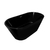 Tina de baño Mykonos negro mate / brillo con llave FS002NQ - KAND |  Tinas de Baño, Lavabos, Espejos, Regaderas, Coladeras, Spas