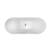 Tina de baño Moorea 170 blanco con negro con Llave FS002NC - tienda en línea