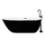 Tina de baño Akor blanco con negro con Llave FS001N