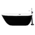 Tina de baño Akor blanco con negro con Llave FS002CC