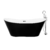 Tina de baño Moorea 170 blanco con negro con Llave FS001