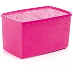 CAIXA RETANGULAR 3 LITROS ESPAÇOSA ROSA PINK TUPPERWARE