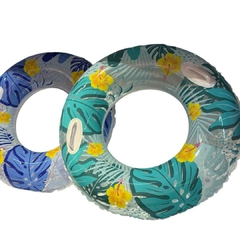 Boia de Piscina Floral com alças - Loja das Boias - Boias Divertidas para Piscina