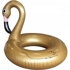 Boia de Flamingo Dourado Gold