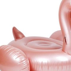 Boia Flamingo Inflável Rosê Gold Médio